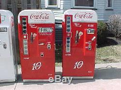 Restored Antique Coca Cola Coke Machines Vendo 81 Cavailer 72 VMC 7up Frosty 81
