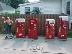 Restored Antique Coca Cola Coke Machines Vendo 81 Cavailer 72 VMC 7up Frosty 81