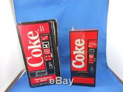 Retro 1982 Coke Mini Red Vending Machine Am/fm Radio Coca Cola