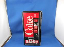 Retro 1982 Coke Mini Red Vending Machine Am/fm Radio Coca Cola
