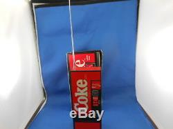 Retro 1982 Coke Mini Red Vending Machine Am/fm Radio Coca Cola