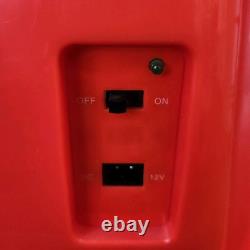 Retro Coca-Cola & Bacardi Vending Mini Soda Fridge 10 Can Machine With Rack RARE