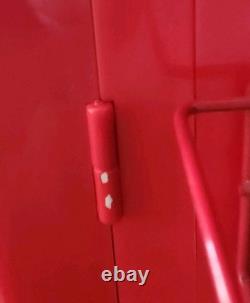 Retro Coca-Cola & Bacardi Vending Mini Soda Fridge 10 Can Machine With Rack RARE