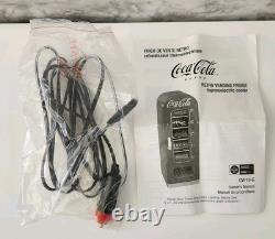 Retro Coca-Cola & Bacardi Vending Mini Soda Fridge 10 Can Machine With Rack RARE