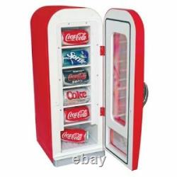Retro Coca Cola Cooler Vending Machine Vintage Mini Fridge Car Can Soda Bar Unit