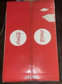 Retro Coca Cola Vending Fridge 10 Can Machine Mini Soda Refrigerator Coke Cooler