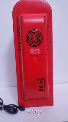 Retro Coca Cola Vending Fridge 10 Can Machine Mini Soda Refrigerator Coke Cooler