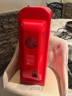 Retro Coca Cola Vending Fridge 10 Can Machine Mini Soda Refrigerator Coke Cooler