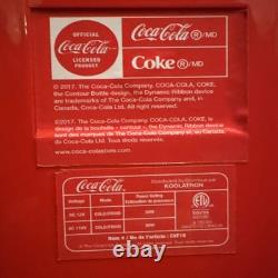Retro Coca Cola Vending Fridge 10 Can Machine Mini Soda Refrigerator Coke Cooler