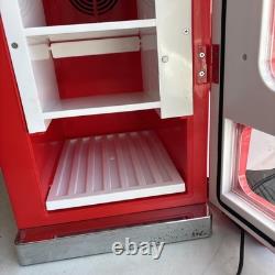 Retro Coca Cola Vending Fridge 10 Can Machine Mini Soda Refrigerator Coke Cooler