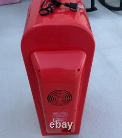 Retro Coca Cola Vending Fridge 10 Can Machine Mini Soda Refrigerator Coke Cooler