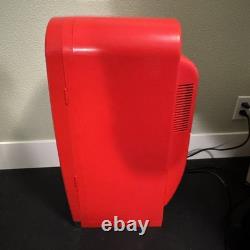 Retro Coca Cola Vending Fridge 10 Can Machine Mini Soda Refrigerator Coke Cooler