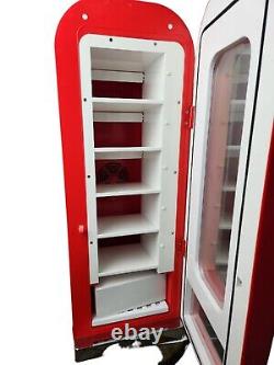 Retro Coca Cola Vending Fridge 10 Can Machine Mini Soda Refrigerator Coke Cooler