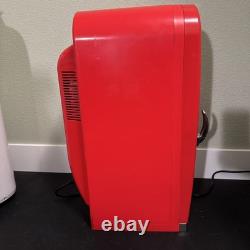 Retro Coca Cola Vending Fridge 10 Can Machine Mini Soda Refrigerator Coke Cooler