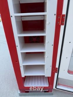 Retro Coca Cola Vending Fridge 10 Can Machine Mini Soda Refrigerator Coke Cooler