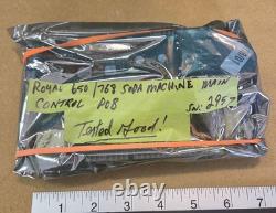 Royal 650 & 768 soda vending machine main Merlin IV control board Tested good