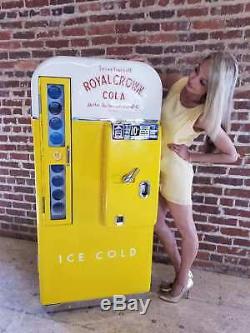 Royal Crown Cola RC Vendo 81 Embossed Coca Cola Coke Pepsi Soda vending machine