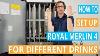 Royal Drink Vending Machine How To Vend Different Drink Sizes