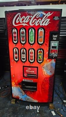 Royal Vendors 660-8 Coca-Cola 8 Selection Cans And Bottles Soda Machine Drink Ma