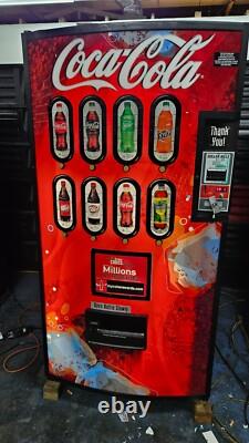 Royal Vendors 660-8 Coca-Cola 8 Selection Cans And Bottles Soda Machine Drink Ma