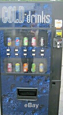 Royal Vendors Soda Bottle/Can Drink Vending Machine With Credit Card Reader