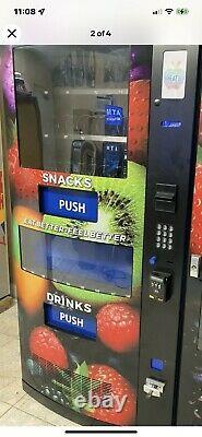 SEAGA Healthy You HY2100-9 COMBO SODA / SNACK VENDING MACHINE WithO ENTREE Used