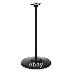Single Black Metal Stand Square Base Candy Gumball Bulk Vending