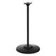 Single Black Metal Stand Square Base Candy Gumball Bulk Vending
