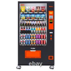 Snack & Drink Combo Vending Machine Refrigerated Large 60 Slots Bill Acceptor