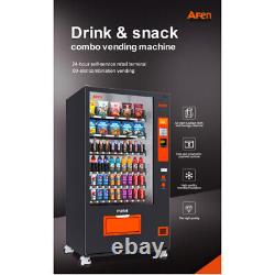 Snack & Drink Combo Vending Machine Refrigerated Large 60 Slots Bill Acceptor