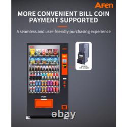 Snack & Drink Combo Vending Machine Refrigerated Large 60 Slots Bill Acceptor