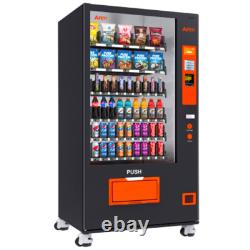 Snack & Drink Combo Vending Machine Refrigerated Large 60 Slots Bill Acceptor