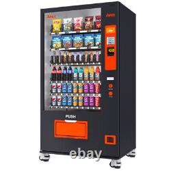 Snack & Drink Combo Vending Machine Refrigerated Large 60 Slots Bill Acceptor