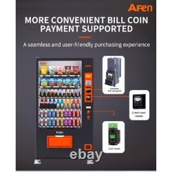Snack & Drink Vending Machine with Bill Acceptor and Credit Card Reader 60 Slots