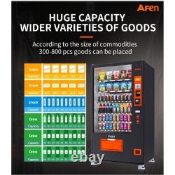Snack & Drink Vending Machine with Bill Acceptor and Credit Card Reader 60 Slots