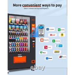 Snack & Drink Vending Machine with Coin, Bill Acceptor and Credit Card Reader
