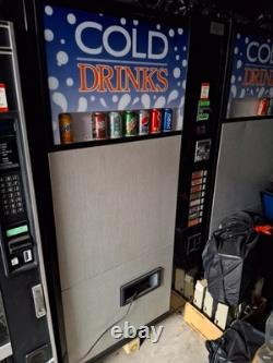 Soda Drink Can Vending Machine 39x77x30 Dollar Coin Op 8 Slot Cold