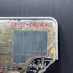 Stoner Cafe Vending Machine Glass Front Fresh Hot Coffee Or Chocolate Vintage