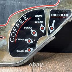 Stoner Cafe Vending Machine Glass Front Fresh Hot Coffee Or Chocolate Vintage