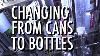 Switching From Cans To Bottles In A Soda Machine
