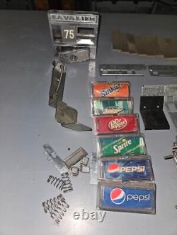 TONS of Cavalier Soda Vending Machine Parts! C6-276 T-Handle Buttons Bezel Shim