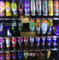 Touch Screen Coke Vending Machine Soda Snack Candy Dispenser Cashless SEE VIDEO