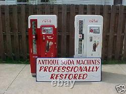 Two Professionally Restored Cavalier 72 Coca-Cola Coke Machines for one price