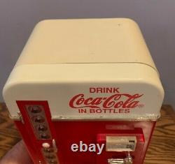 Updated Rare Working Coca Cola Vending Machine Enesco Music Teddy Bear workers