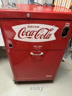 VENDO 23 Antique 1950s 10 CENT Coke Coca-Cola Spin Top Vending Machine