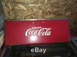 VINTAGE 1949 orig. Westinghouse WE10 Coca Cola Cooler 50's All There! VG