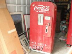 VINTAGE 1950S VENDO Nickel Coca Cola dispenser hard to find asis F39 B5 V-39