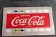 VINTAGE 1960 Coca Cola vending machine metal sign 14 X 8