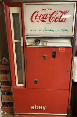 VINTAGE COCA COLA COKE DRINK BOTTLE SODA MACHINE COOLER Cavalier