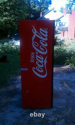 VINTAGE COKE BOTTLE VENDING MACHINE coca cola soda machine drink machine